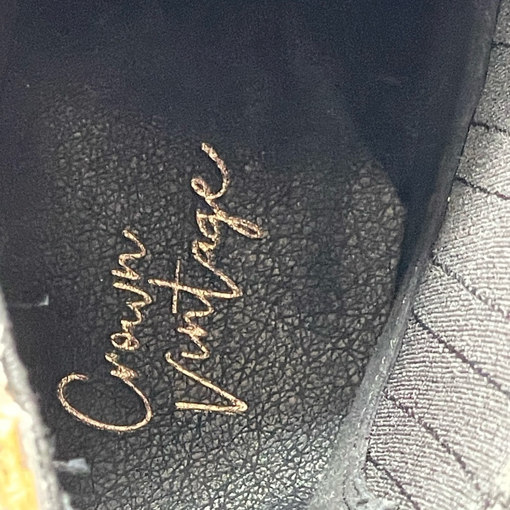 Crown Vintage Tolana 2 Chelsea Ankle Boots Women's Size 9M, Black Suede/Cow Hair - Picture 10 of 13